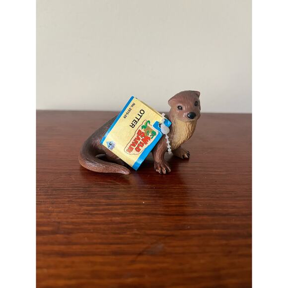 NWT Safari Ltd River Otter 1998 Wildlife Animal Figure - Picture 1 of 6